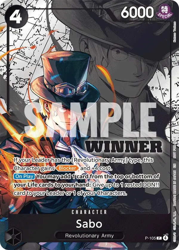 Sabo (Winner Pack 2026 Vol. 2) [One Piece Promotion Cards] 1