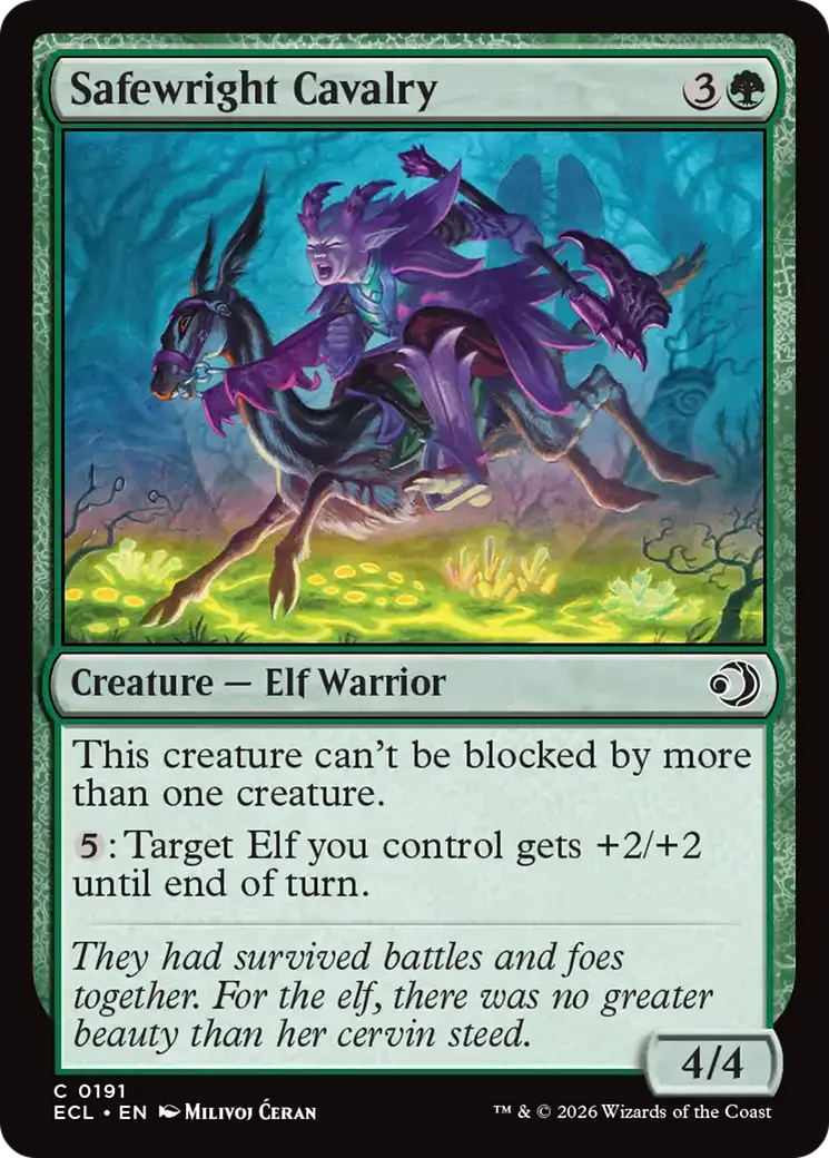 Safewright Cavalry [Lorwyn Eclipsed] 1