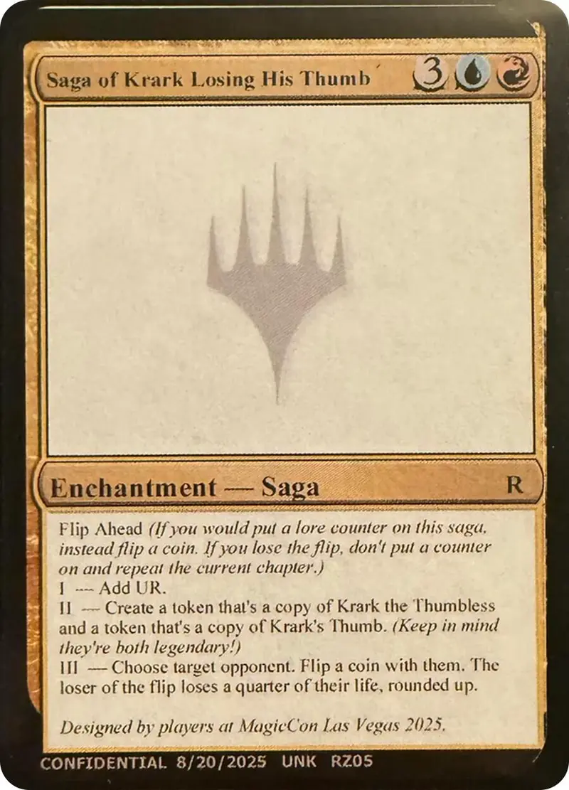 Saga Of Krark Losing His Thumb [Unknown Event] 1