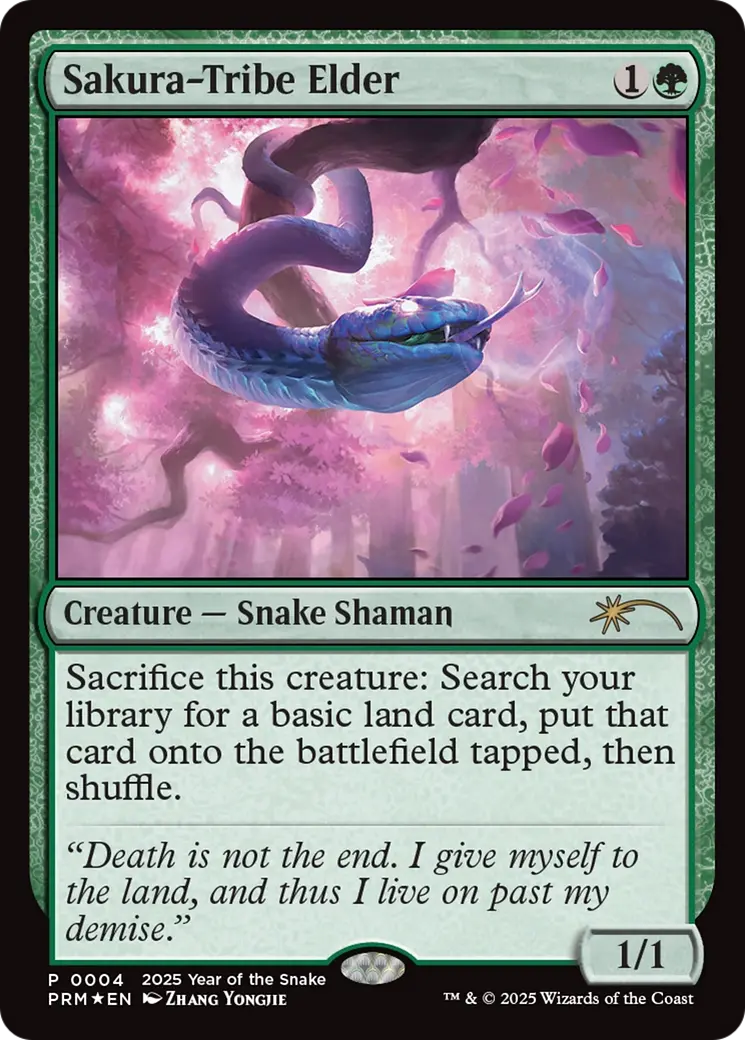 Sakura-Tribe Elder (Year Of The Snake 2025) [Standard Showdown Promos] 1