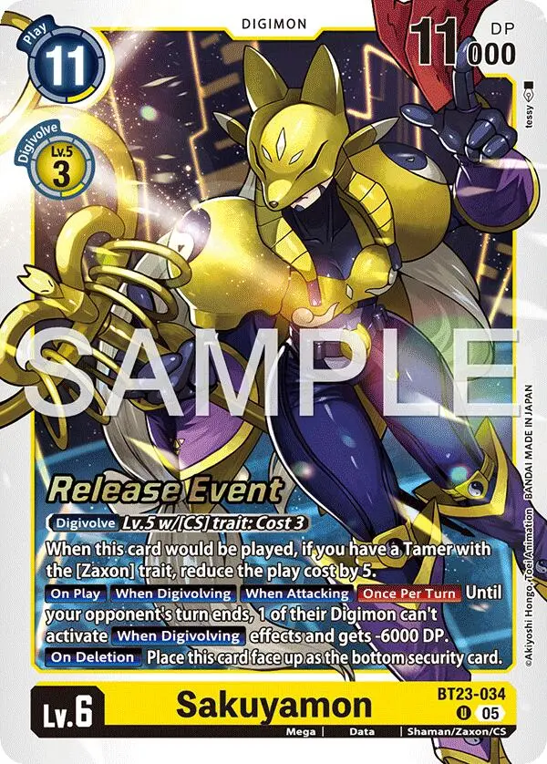 Sakuyamon [Bt23-034] [Hackers' Slumber Release Event Cards] 1
