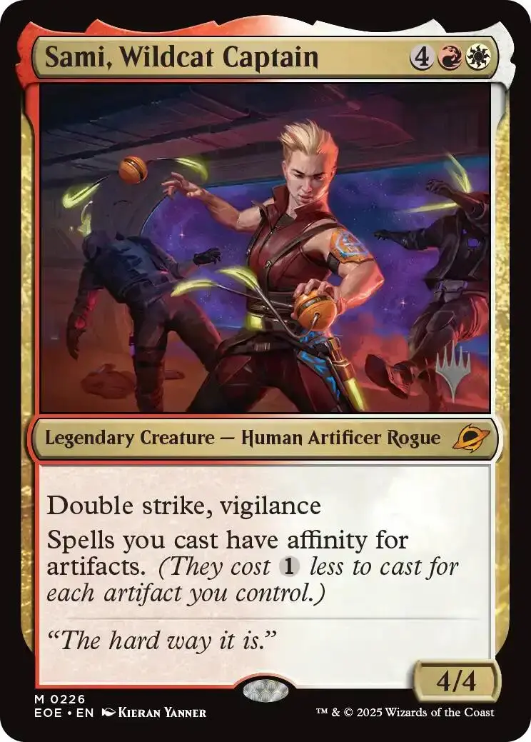Sami, Wildcat Captain [Edge Of Eternities Promo Pack] 1