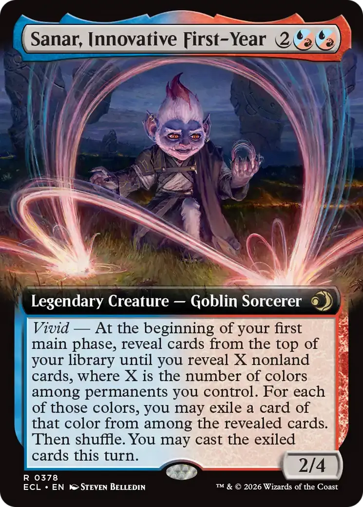 Sanar, Innovative First-Year (Extended Art) [Lorwyn Eclipsed] 1