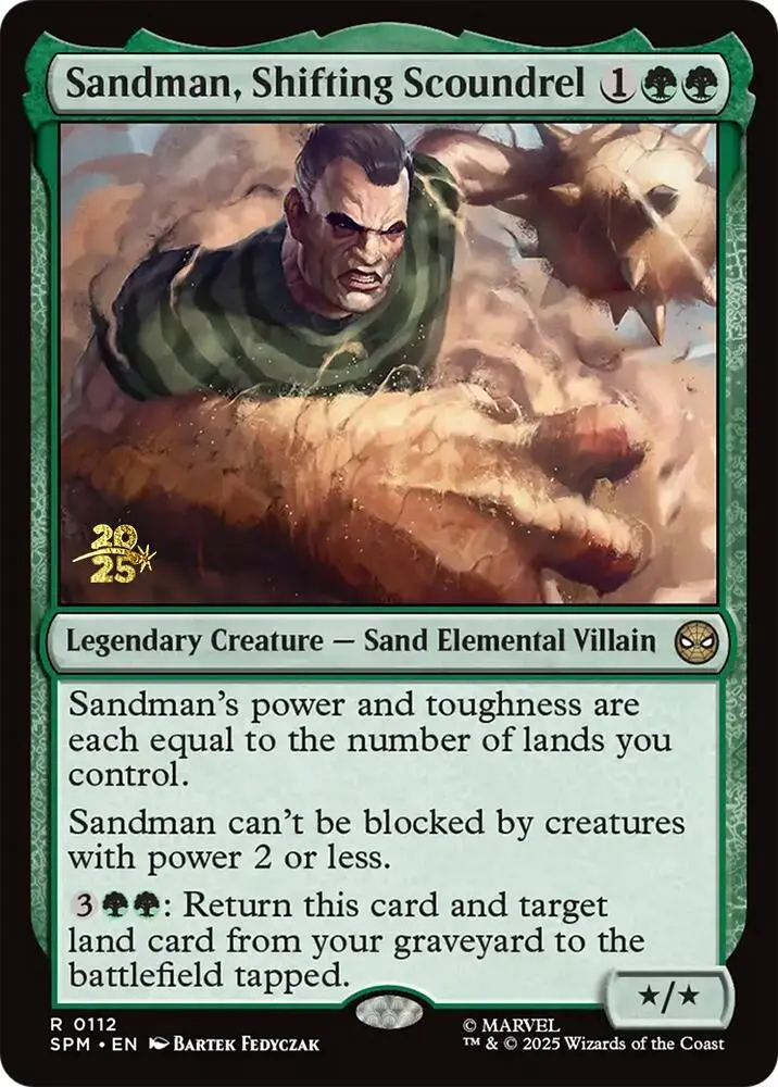 Sandman, Shifting Scoundrel [Marvel's Spider-Man Prerelease Promos] 1