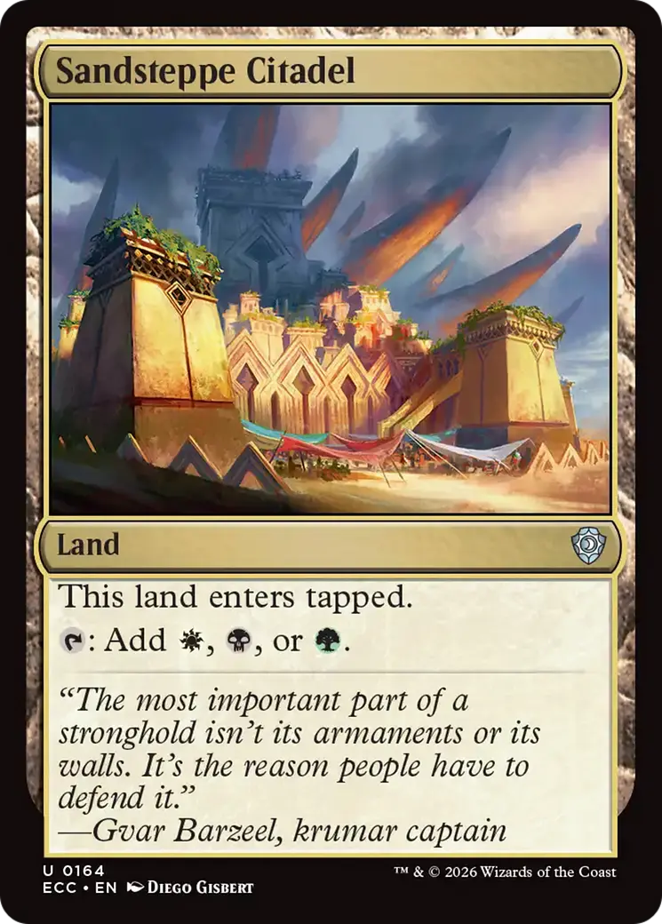 Sandsteppe Citadel [Lorwyn Eclipsed Commander] 1