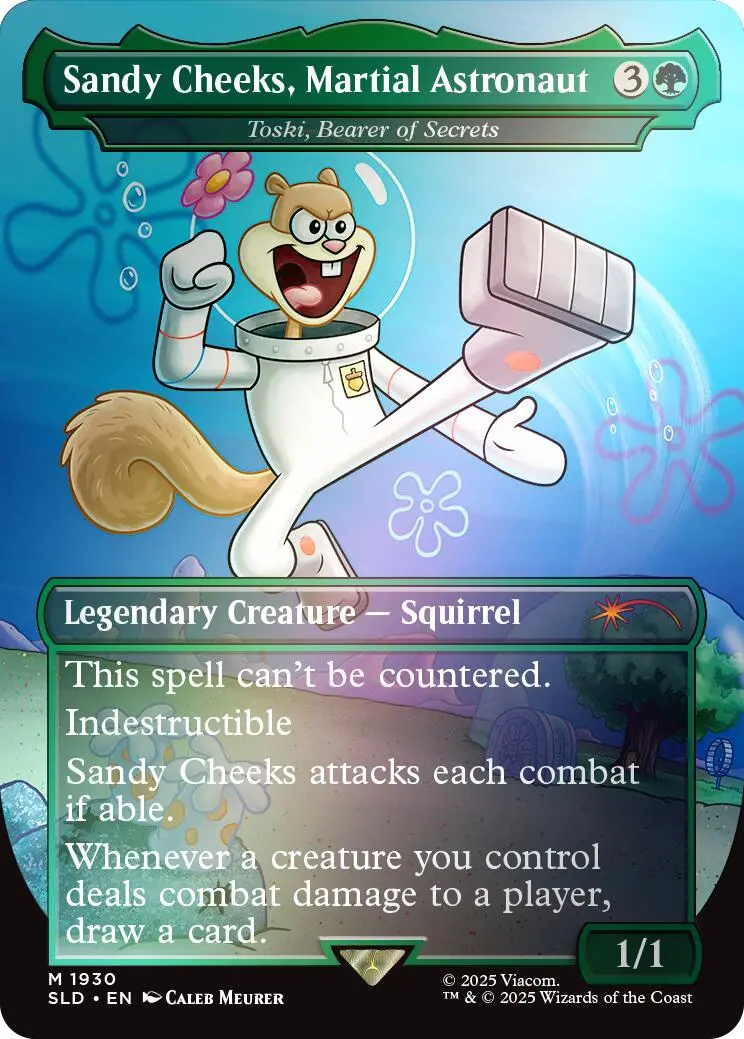 Sandy Cheeks, Martial Astronaut - Toski, Bearer Of Secrets (Rainbow Foil) [Secret Lair Drop Series] 1