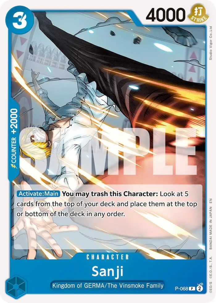 Sanji (P-068) (Reprint) [Premium Booster -The Best- Vol. 2] 1