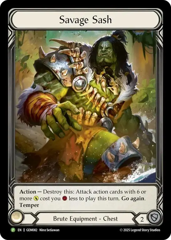 Savage Sash [Gem082] (Gem Pack 3)  Rainbow Foil 1