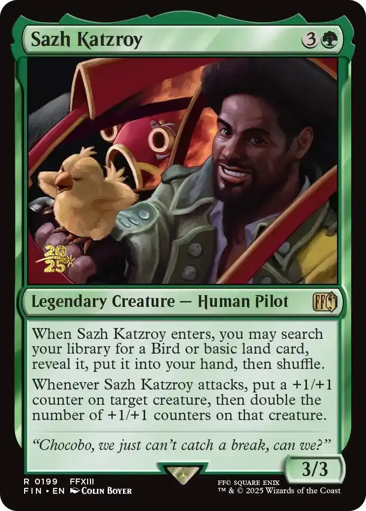 Sazh Katzroy [Final Fantasy Prerelease Promo] 1