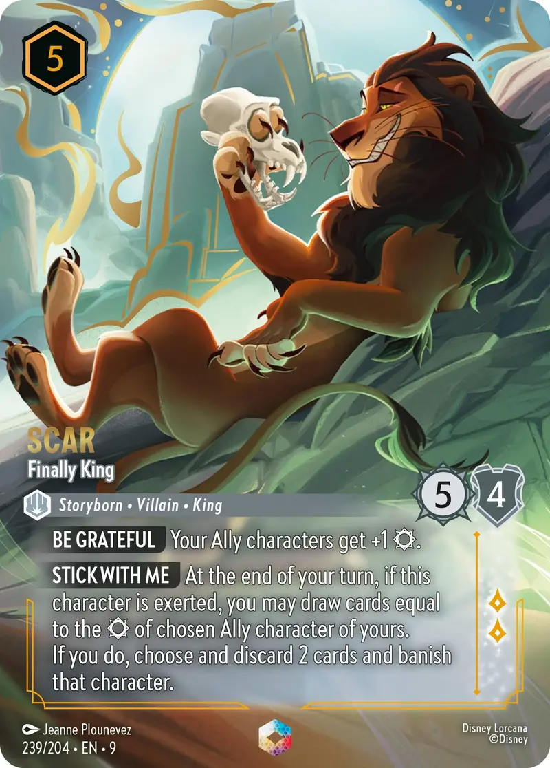Scar - Finally King (Enchanted) (239/204) [Fabled] 1