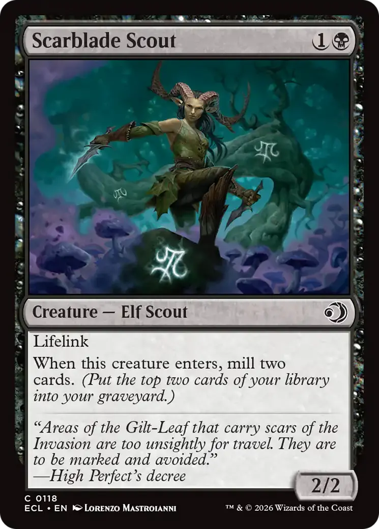 Scarblade Scout [Lorwyn Eclipsed] 1