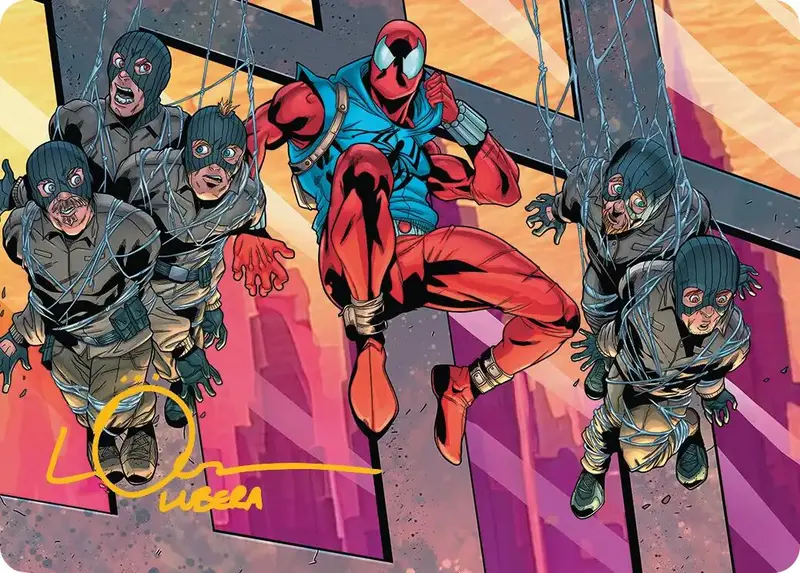 Scarlet Spider, Ben Reilly Art Card (Gold-Stamped Signature) [Marvel's Spider-Man Art Series] 1