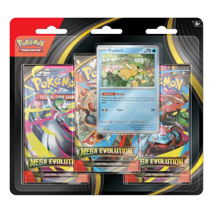 Scarlet & Violet: Mega Evolution - 3 Pack Blister Es 2
