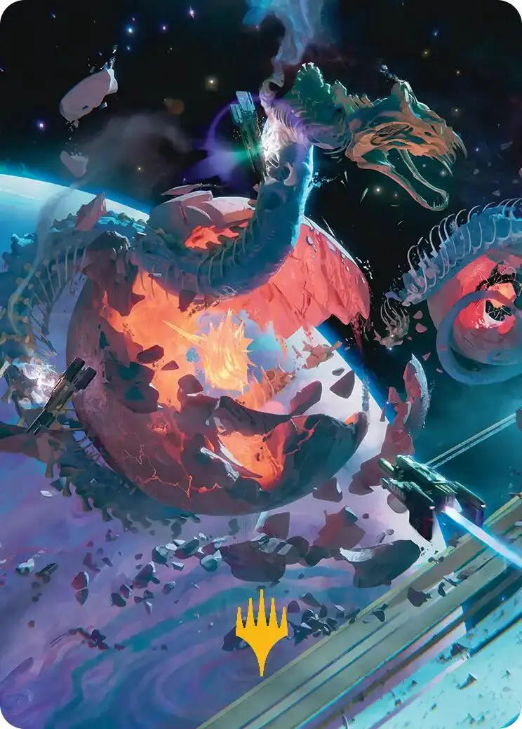 Scavenger Grounds Art Card (47/54) (Gold-Stamped Planeswalker Symbol) [Edge Of Eternities Art Series] 1
