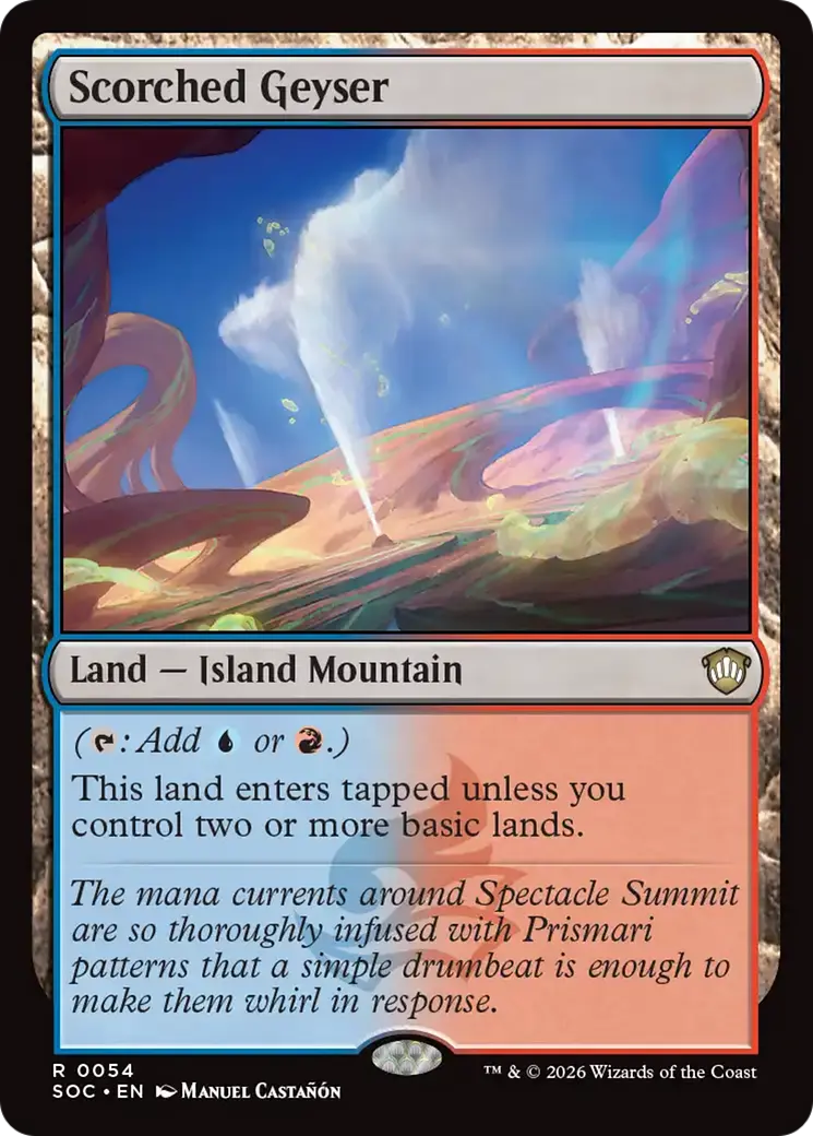 Scorched Geyser [Secrets Of Strixhaven Commander] 1