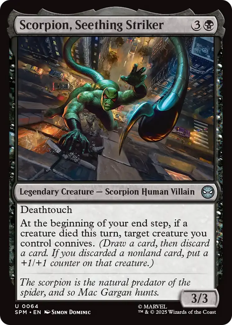 Scorpion, Seething Striker [Marvel's Spider-Man] 1