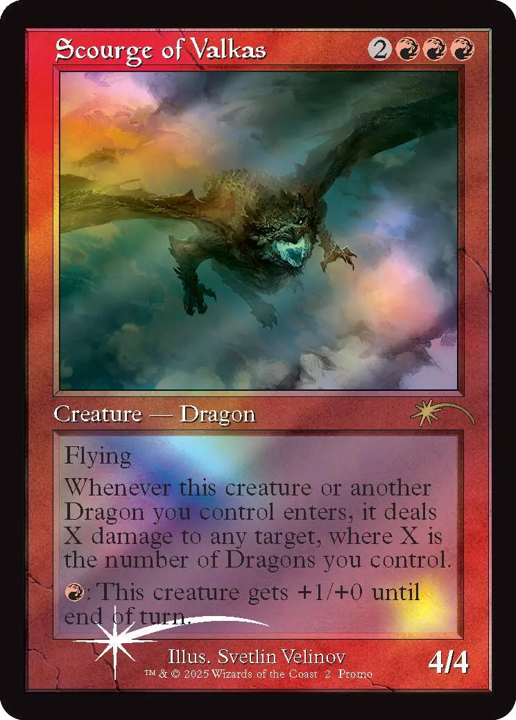 Scourge Of Valkas (Retro Frame) [Secret Lair Drop Series] 1