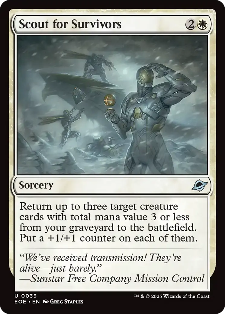 Scout For Survivors [Edge Of Eternities] 1
