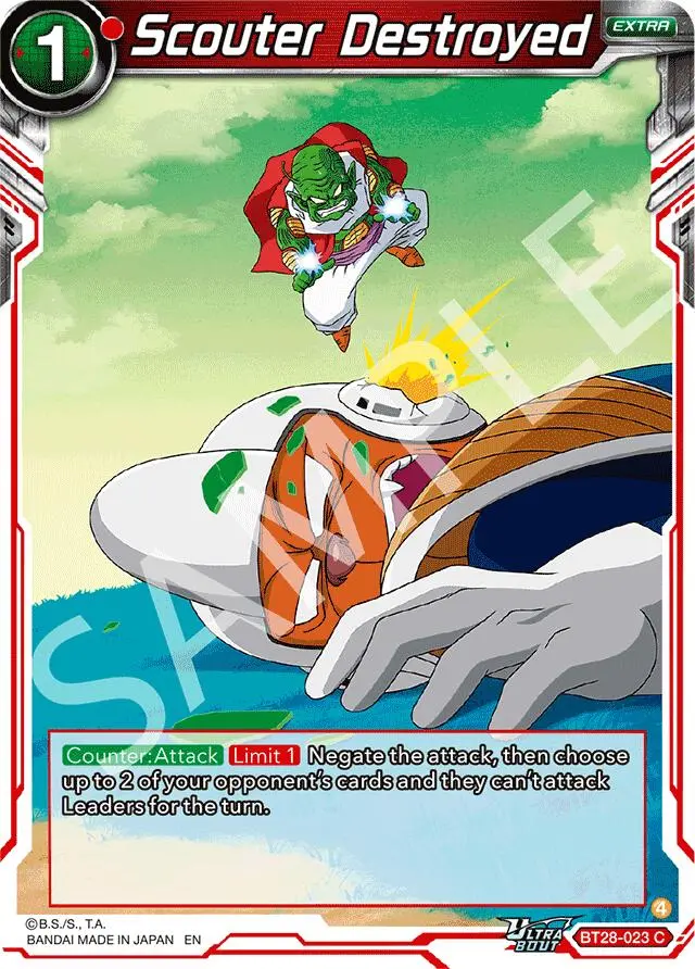 Scouter Destroyed (Bt28-023) [Prismatic Clash] 1
