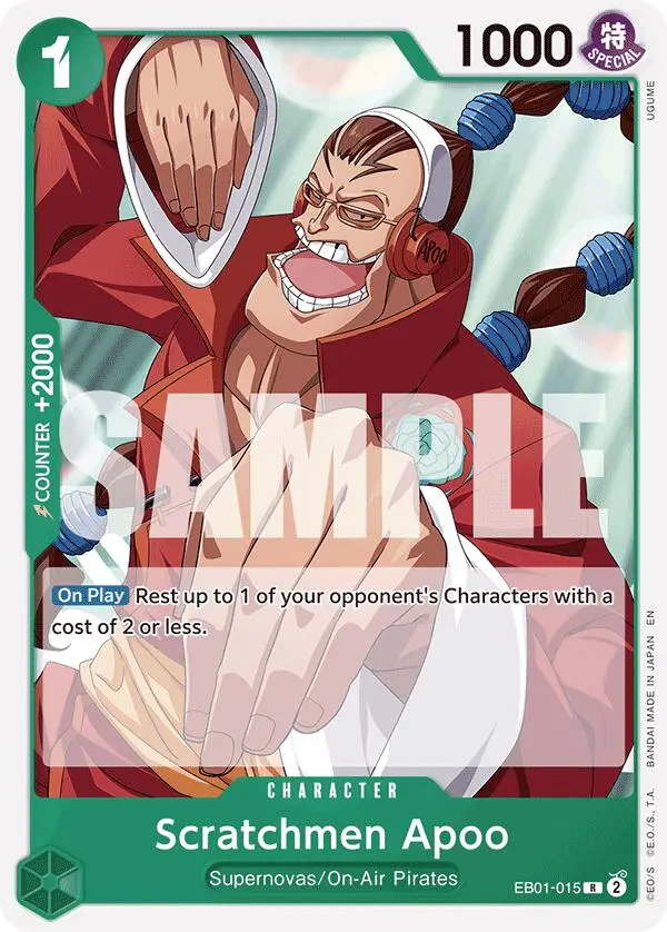 Scratchmen Apoo (Reprint) [Starter Deck: Green Jewelry Bonney] 1
