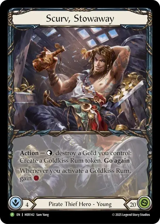 Scurv, Stowaway [Her142] (Promo)  Rainbow Foil 1
