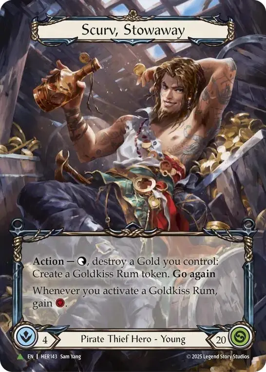 Scurv, Stowaway [Her143] (Promo)  Cold Foil 1