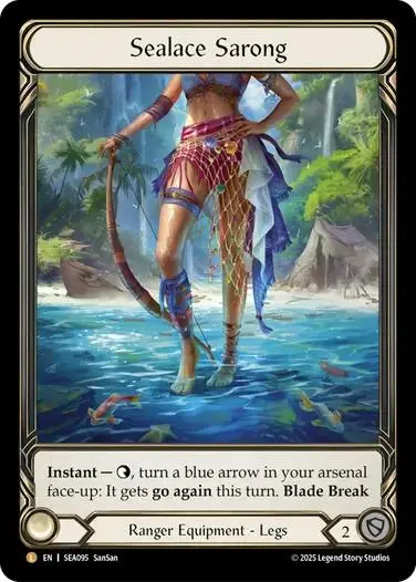 Sealace Sarong (Treasure) [Sea095] (High Seas)  Cold Foil 1