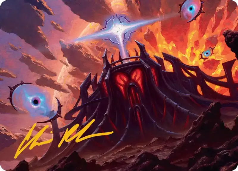 Secluded Starforge Art Card (Gold-Stamped Signature) [Edge Of Eternities Art Series] 1