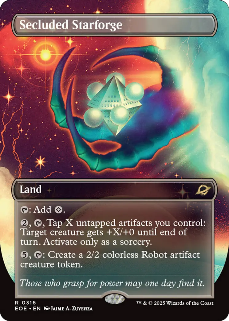 Secluded Starforge (Borderless) [Edge Of Eternities] 1