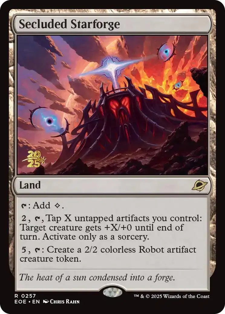 Secluded Starforge [Edge Of Eternities Prerelease Promos] 1