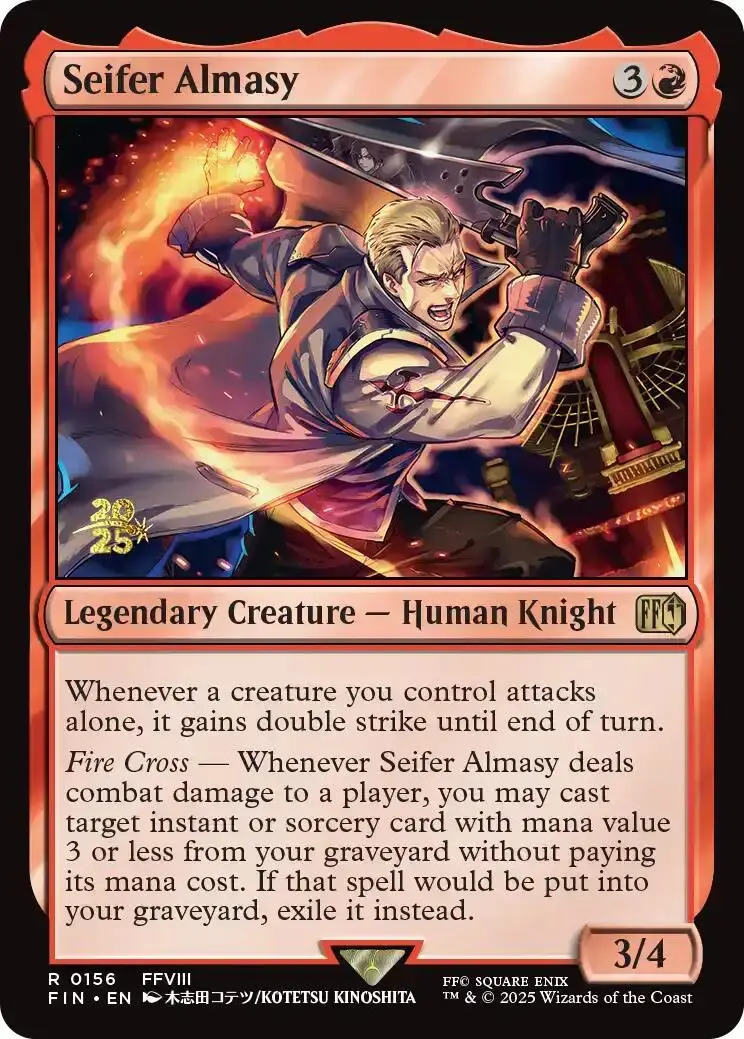 Seifer Almasy [Final Fantasy Prerelease Promo] 1
