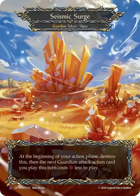 Seismic Surge (Crystal) (Marvel) [Mpg112] (Mastery Pack Guardian)  Cold Foil 1