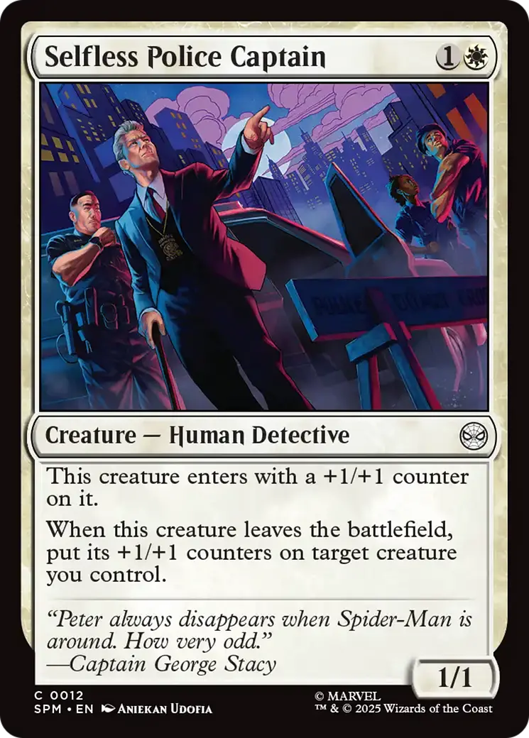 Selfless Police Captain [Marvel's Spider-Man] 1