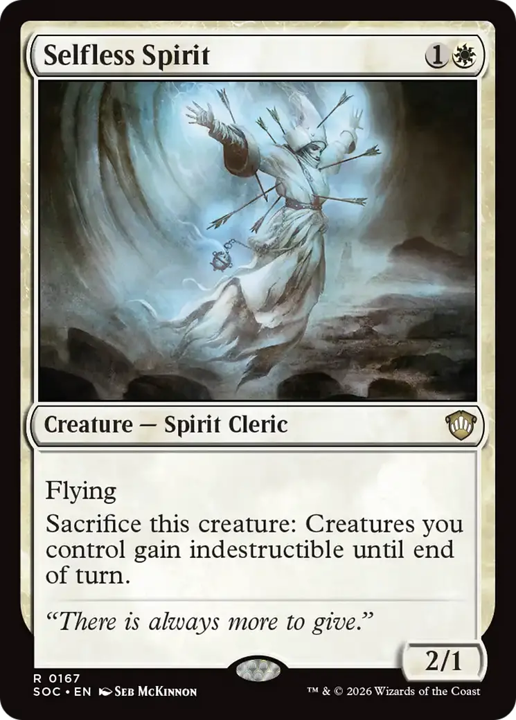 Selfless Spirit [Secrets Of Strixhaven Commander] 1