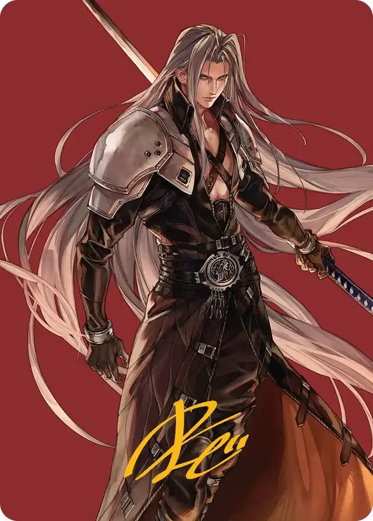 Sephiroth, Fabled Soldier Art Card (Gold-Stamped Signature) [Final Fantasy Art Series] 1