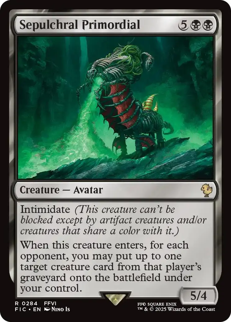 Sepulchral Primordial (Surge Foil) [Final Fantasy Commander] 1