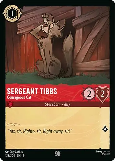 Sergeant Tibbs - Courageous Cat (128/204) [Fabled] 1
