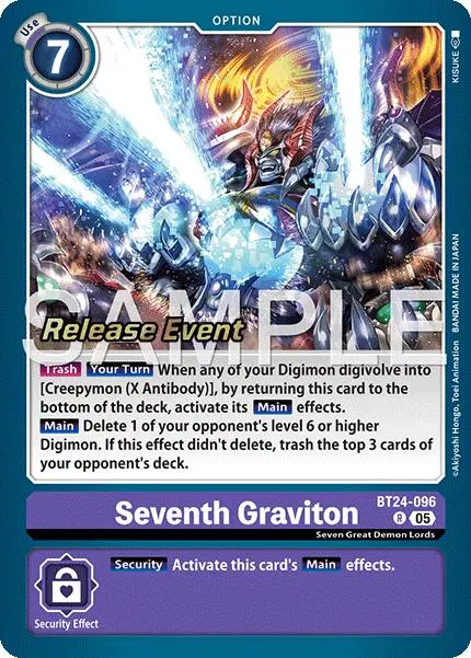 Seventh Graviton [Bt24-096] [Time Stranger Release Events Cards] 1