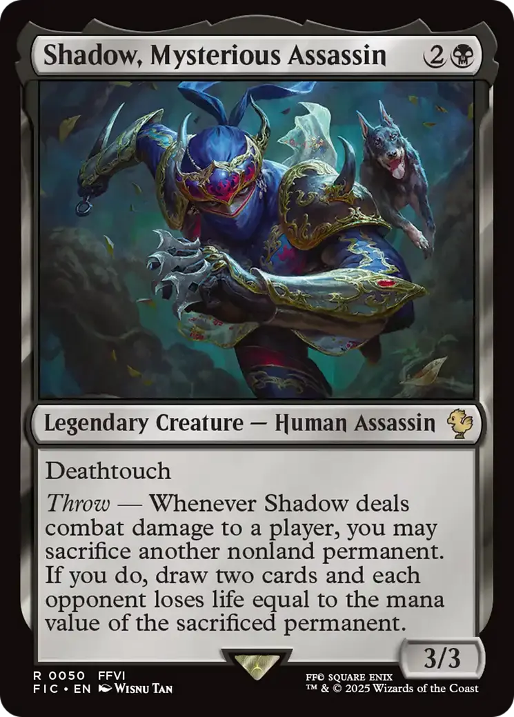 Shadow, Mysterious Assassin [Final Fantasy Commander] 1