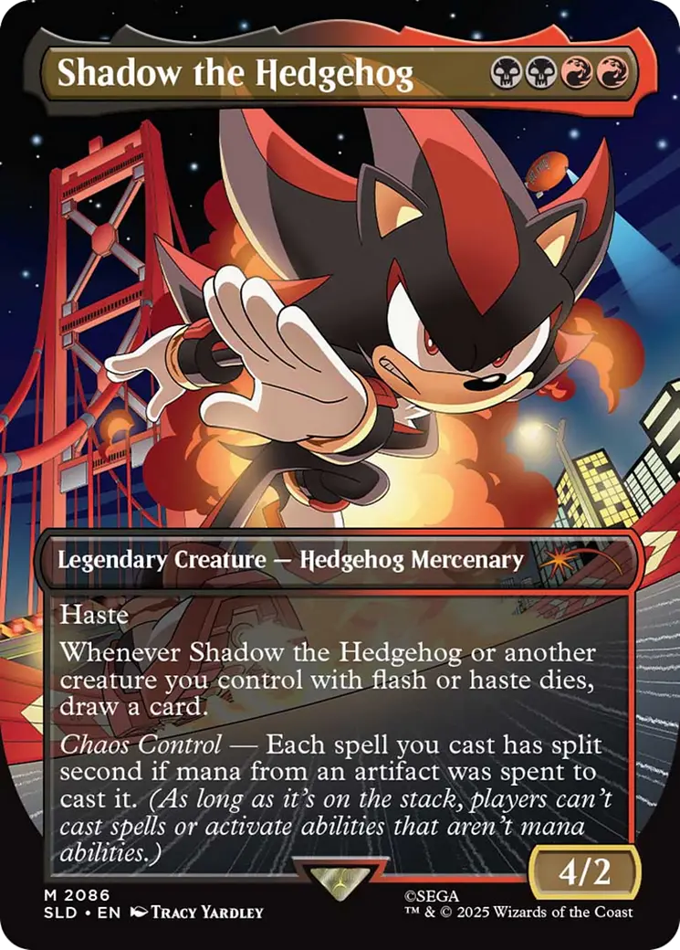 Shadow The Hedgehog (Rainbow Foil) [Secret Lair Drop Series] 1