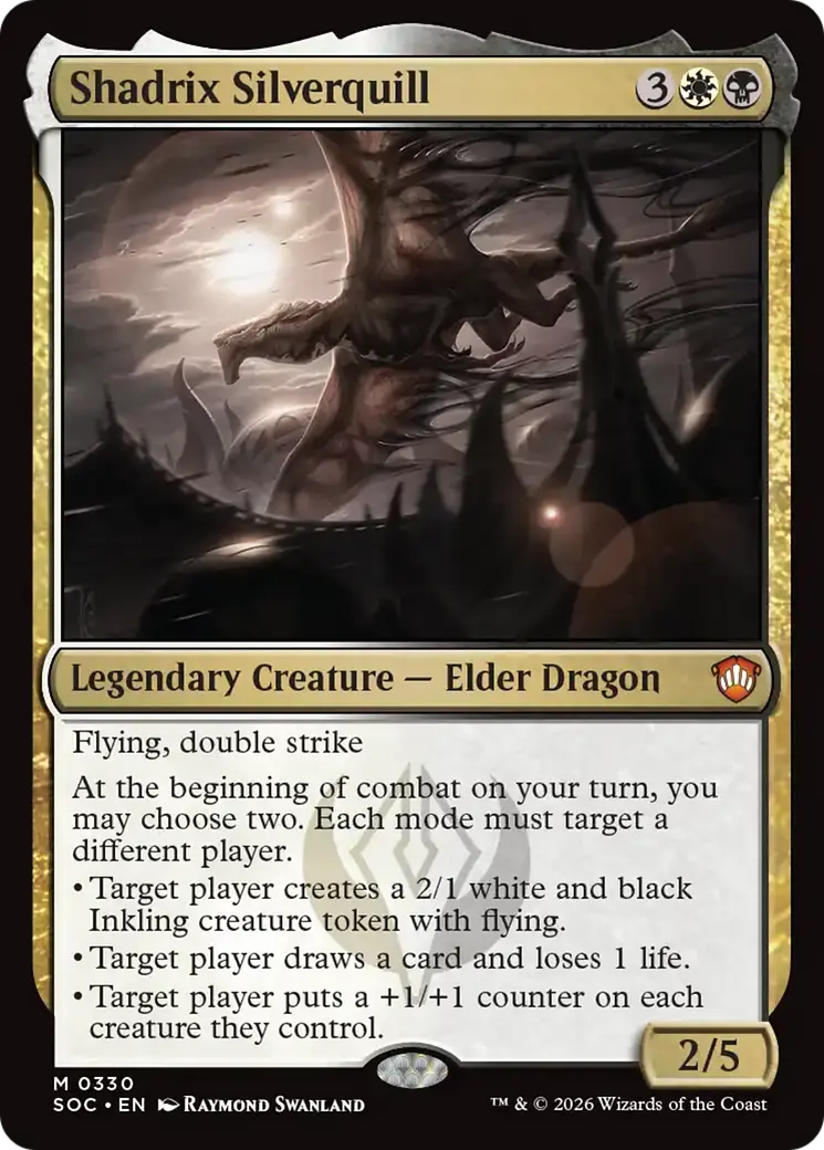 Shadrix Silverquill [Secrets Of Strixhaven Commander] 1