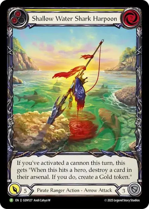 Shallow Water Shark Harpoon [Gem127] (Gem Pack 4)  Rainbow Foil 1