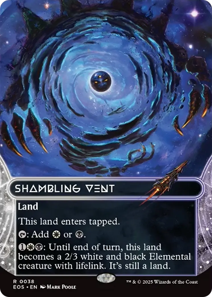 Shambling Vent (0038) (Borderless) [Edge Of Eternities: Stellar Sights] 1