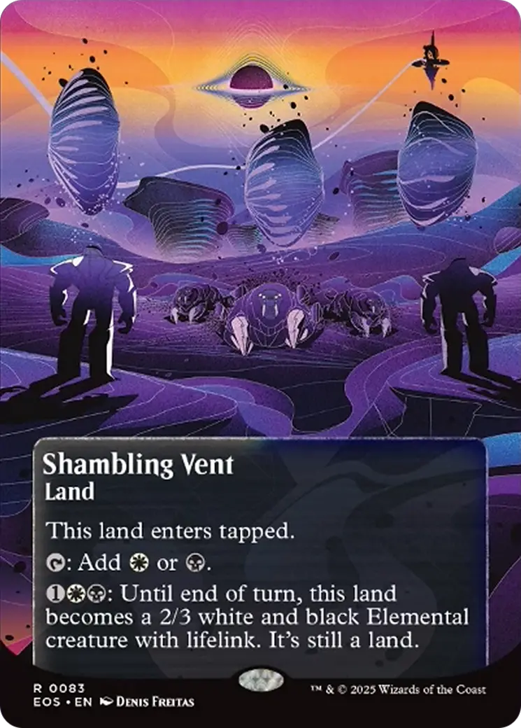 Shambling Vent (0083) (Borderless) [Edge Of Eternities: Stellar Sights] 1