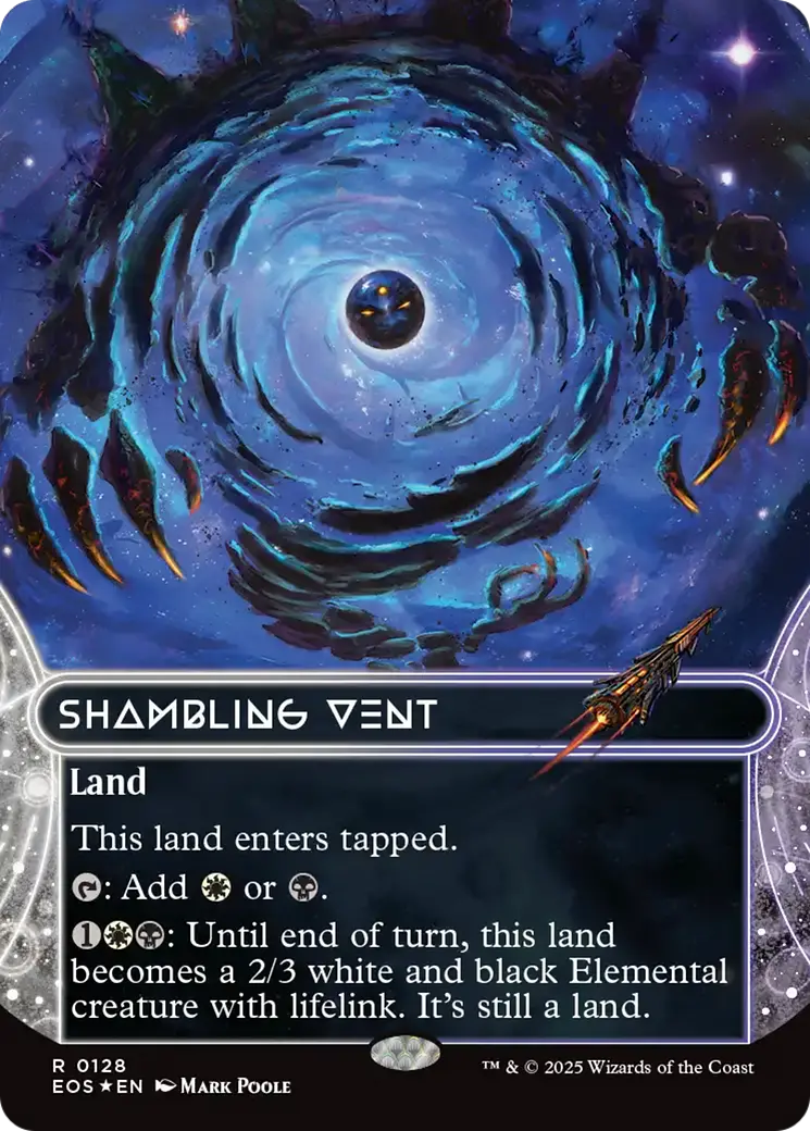 Shambling Vent (0128) (Borderless) (Galaxy Foil) [Edge Of Eternities: Stellar Sights] 1