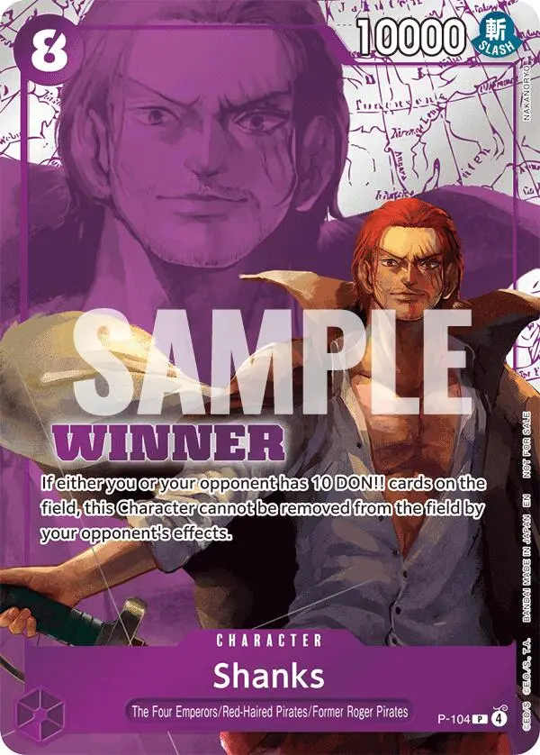 Shanks (Winner Pack 2026 Vol. 2) [One Piece Promotion Cards] 1