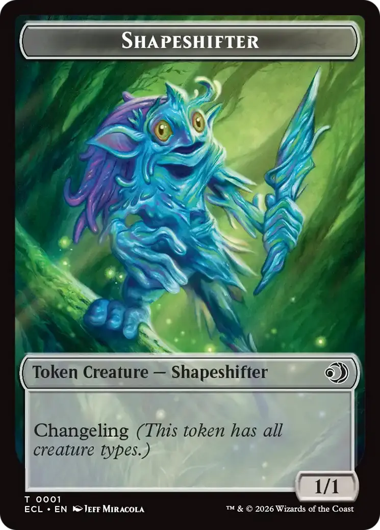 Shapeshifter // Map Double-Sided Token [Lorwyn Eclipsed Tokens] 1