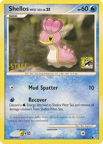 Shellos West Sea (107/132) (Sdcc 2007 Staff) [Miscellaneous Cards] 1