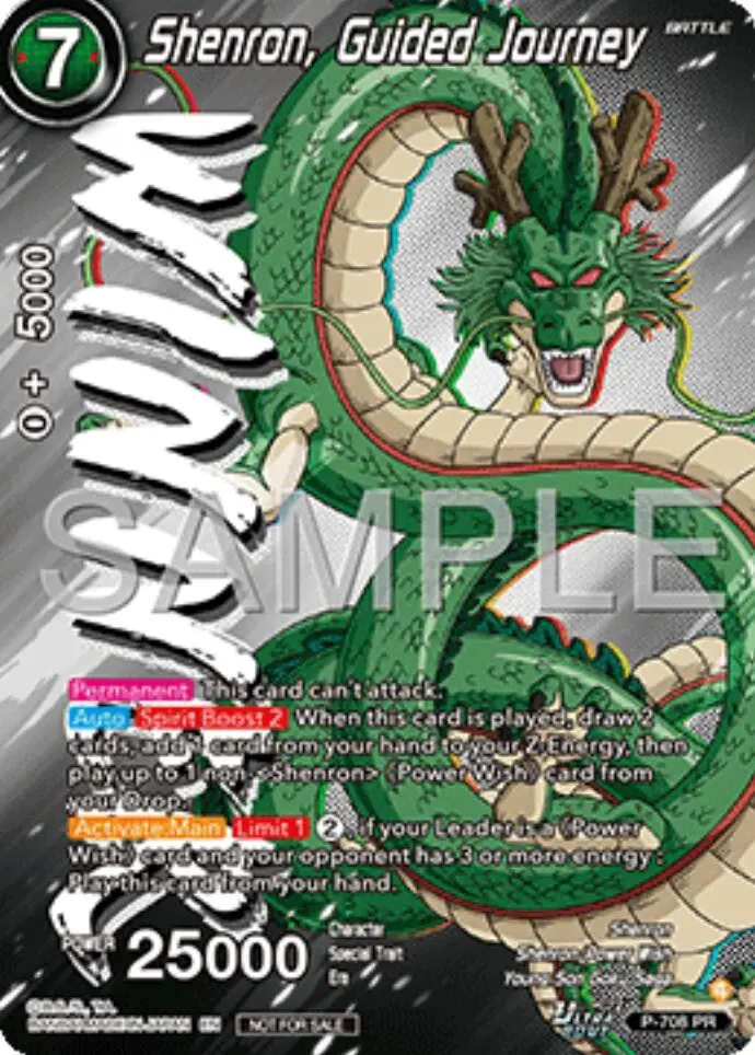 Shenron, Guided Journey (Ultra-Bout Series Tournament Pack Vol.13) (Winner) (P-708) [Tournament Promotion Cards] 1