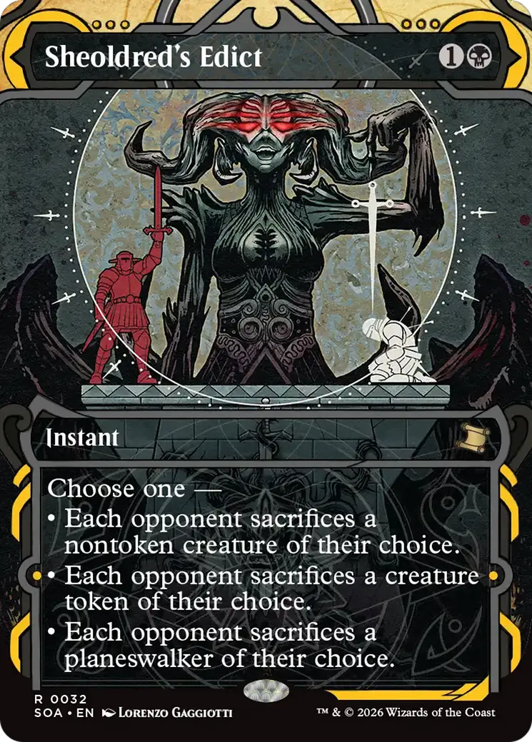 Sheoldred's Edict [Secrets Of Strixhaven: Mystical Archive] 1